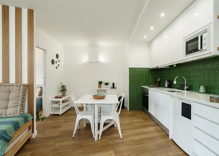 公寓 Tennis Golf Mar - Renovado 4 Com Ac E Piscina 维拉摩拉